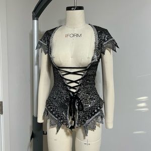 Halloween pirate jacket costume.